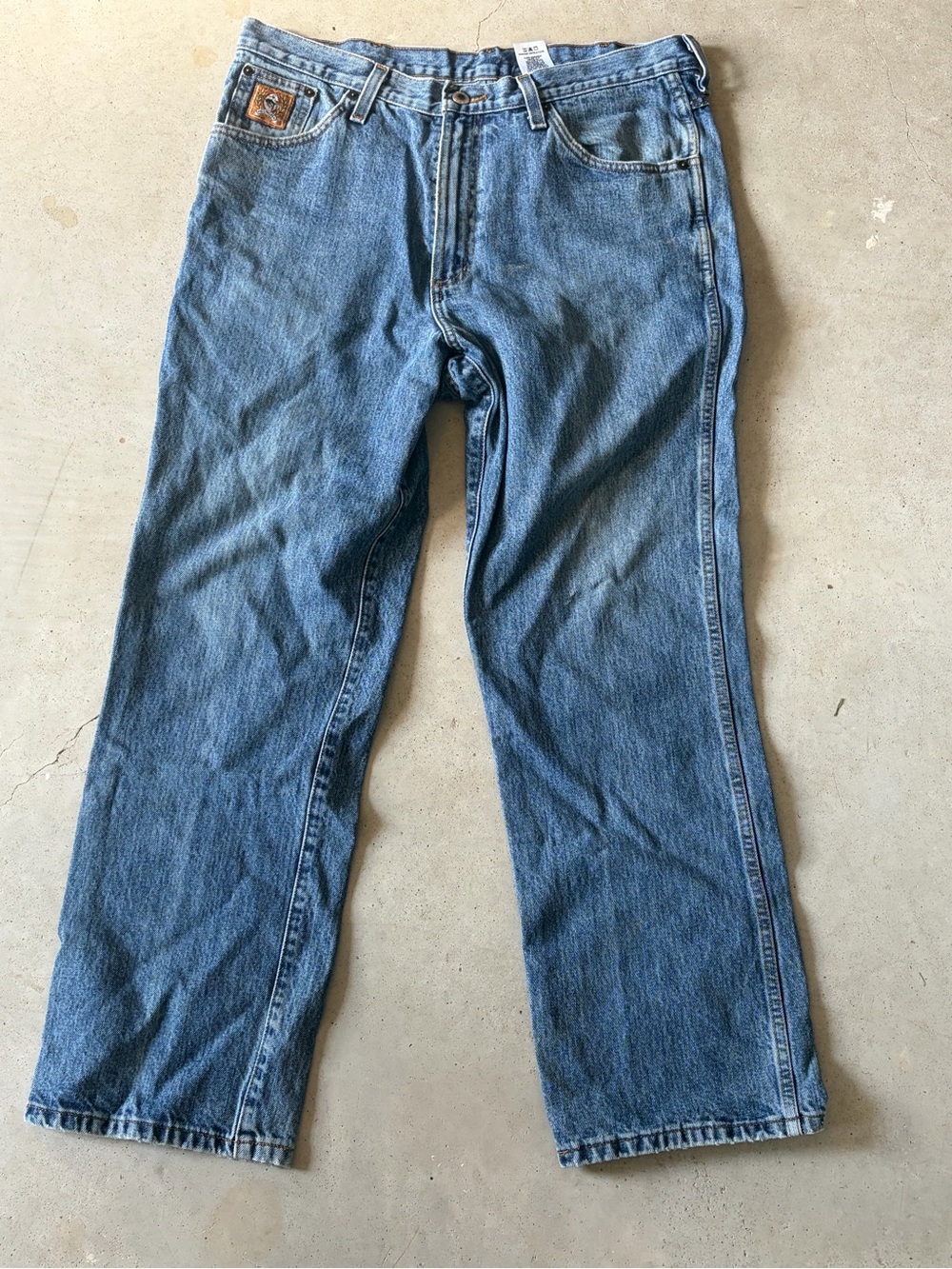 Cinch White Label Men’s Medium Wash Straight Leg Jeans Size 36x30